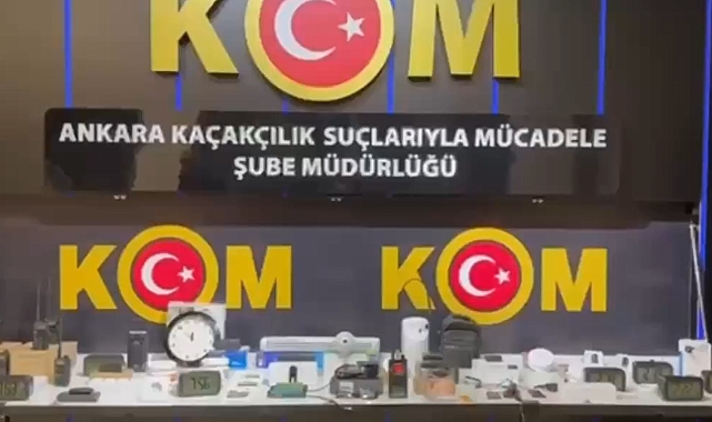 İnternetten Satışı Yapılan Yasaklı Dinleme Cihazları Ele Geçirildi!