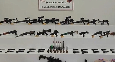 Şanlıurfa'da Cephanelik Gibi Ev! Jandarmadan Silah ve Mühimmat Operasyonu