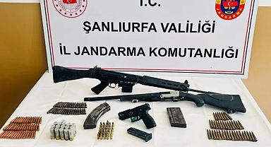 Şanlıurfa’da Ruhsatsız Silah Operasyonu! Cephanelik Gibi Evler Ortaya Çıktı