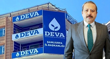 DEVA Partisi Şanlıurfa İl Başkanı Mustafa Işık Görevinden İstifa Etti