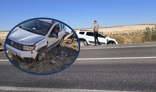 Şanlıurfa Birecik’te Maddi Hasarlı Kaza Meydana Geldi