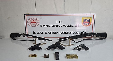 Şanlıurfa'da Dev Operasyon Ruhsatsız Silahlar Ele Geçirildi