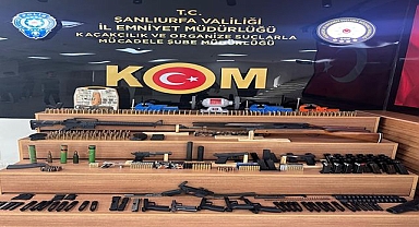 Şanlıurfa’da Kaçak Silah Üretim Atölyesine Büyük Baskın Çok Sayıda Silah Ele Geçirildi