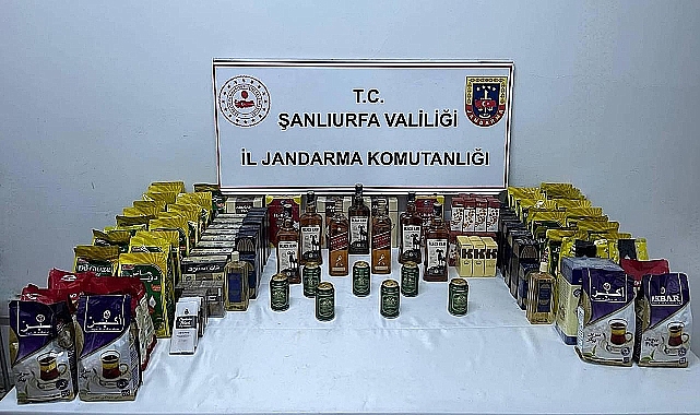 Şanlıurfa'da Kaçak Tütün ve Alkol Operasyonu Başarıyla Tamamlandı