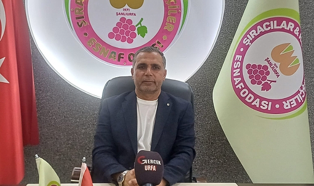 Şanlıurfa Şıracılar ve Kuruyemişçiler Odası Başkanı Ahmet Aslan'dan Cumhuriyet Vurgusu!