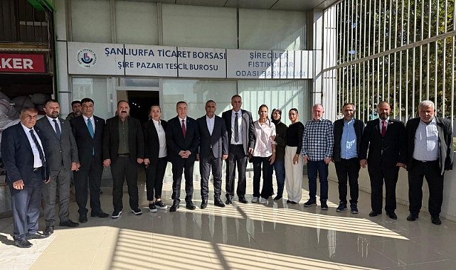 Genel Başkan İbrahim Çelebi, Şanlıurfa Şıracılar ve Kuruyemişçiler Odası’nı Ziyaret Etti