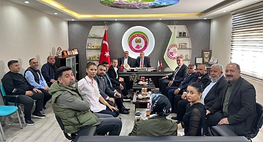Genel Başkan İbrahim Çelebi, Şanlıurfa Şıracılar ve Kuruyemişçiler Odası’nı Ziyaret Etti