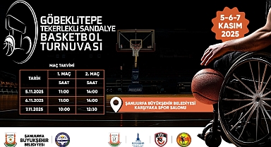 Şanlıurfa’da “1. Göbeklitepe Tekerlekli Sandalye Basketbol Turnuvası “ Başlıyor