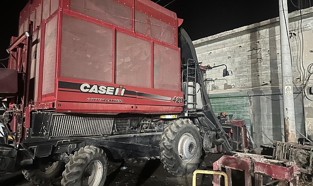 Şanlıurfa'da 1 Milyon Liralık Hırsızlık Biçerdöverin Parçaları Çalındı!