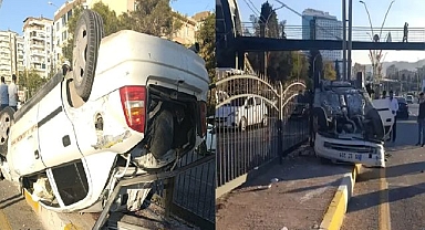 Şanlıurfa’da Feci Çarpışma! Otomobil Takla Attı, Yaralılar Var