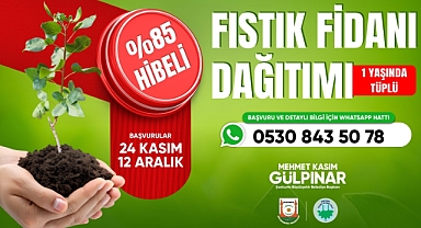 Şanlıurfa’da Yerli Üretime Destek! 1 Yaşındaki Tüplü Fıstık Fidanları Dağıtılıyor