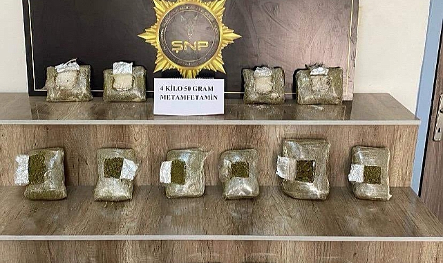 Şanlıurfa Polisi Zehire Geçit Vermedi! 9 kilo uyuşturucu madde ele geçirdi