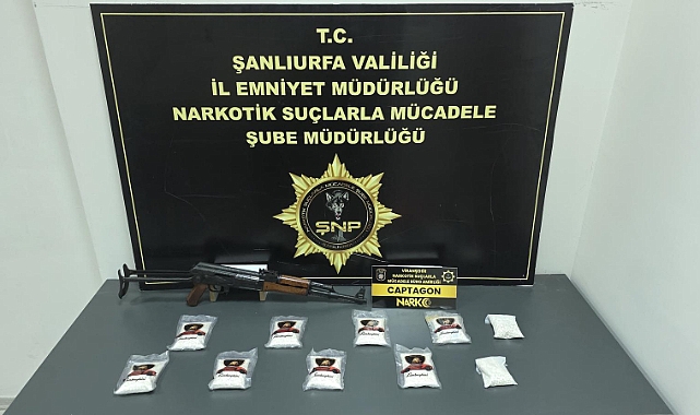 Viranşehir'de Narkotik Operasyonu 9 Bin Captagon Ele Geçirildi!