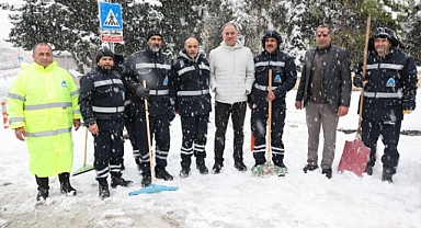 Şanlıurfa’da Kar Yağışı Başladı, Başkan Kuş Teyakkuzda!