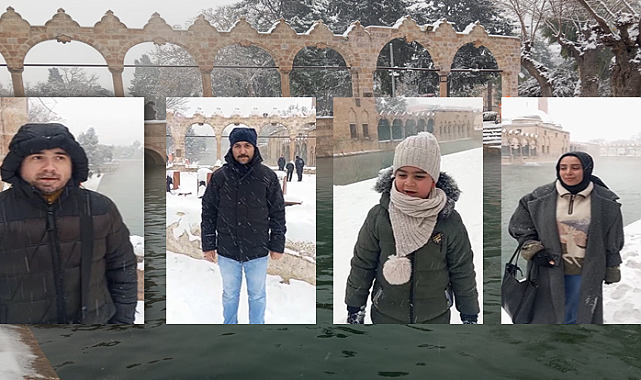 Şanlıurfa’da Kar Yağışı Vatandaşları Sevindirdi!