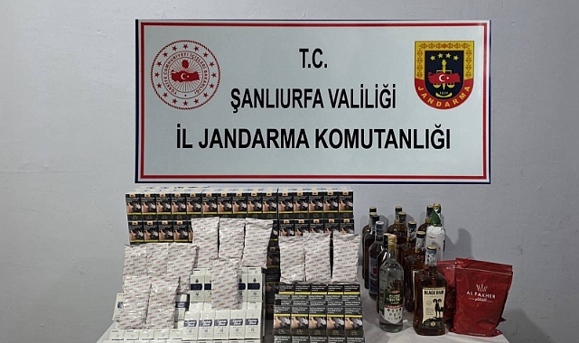 Şanlıurfa Dev Operasyon Jandarma Kaçak Sigara ve Alkole Geçit Yok!