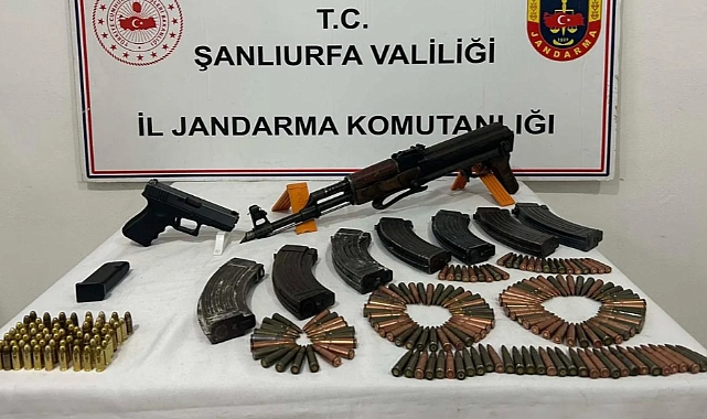 Şanlıurfa Siverek’te Jandarma Operasyonu Çok Sayıda Mühimmat Ele Geçirildi!