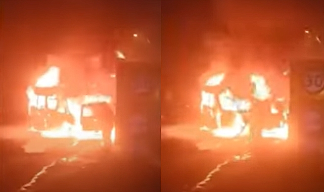 Şanlıurfa’da İşçi Servisi Kazası! Yangın ve Yaralılar Var