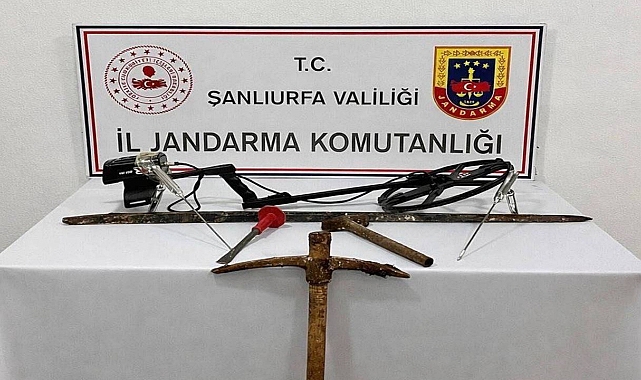 Şanlıurfa’da İzinsiz Kazı Operasyonu 2 Şüpheli Suçüstü Yakalandı!