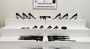 Şanlıurfa’da Silah Kaçakçılığına Darbe Jandarma 8 Şüpheliyi Yakaladı!