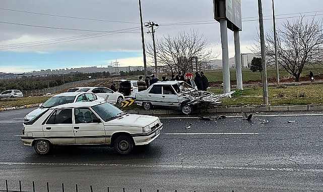 Şanlıurfa’da Trafik Kazası! Maddi Hasar Meydana Geldi