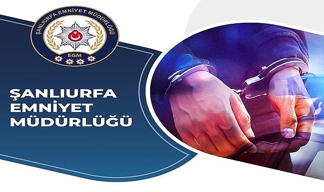 Şanlıurfa Emniyeti Operasyonda Kesinleşmiş Hapis Cezalı Yakalandı