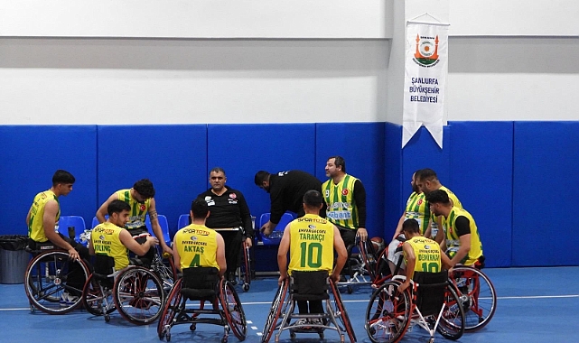 Şanlıurfa Tekerlekli Sandalye Basketbol Takımı, İlk Devreyi Pazar Günü Kapatıyor