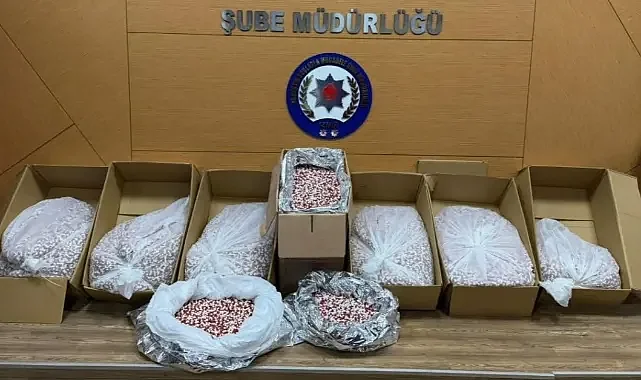 Dev Narkotik Operasyonu 356 Bin Uyuşturucu Hap Ele Geçirildi!