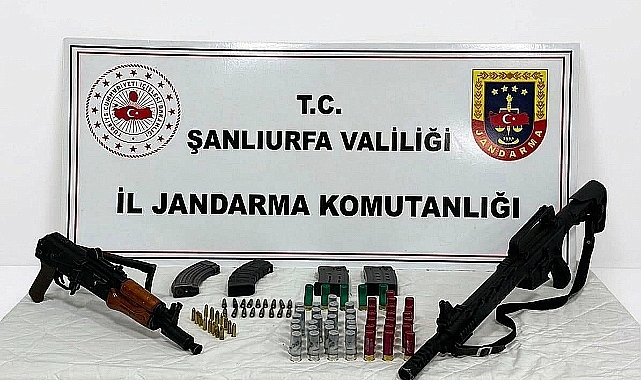 Şanlıurfa’da Ruhsatsız Silah Baskını Tüfek ve Mühimmat Yakalandı!