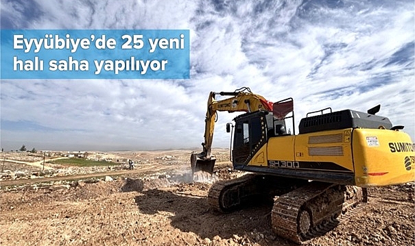 Eyyübiye'de 25 Yeni Halı Saha Yapılıyor
