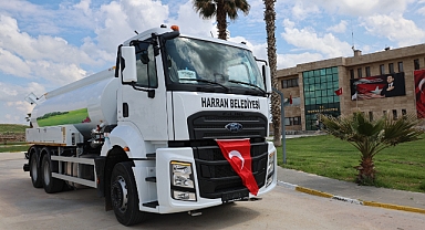 Harran’a Yeni 13 Bin Litrelik Sulama Tankeri Kazandırıldı