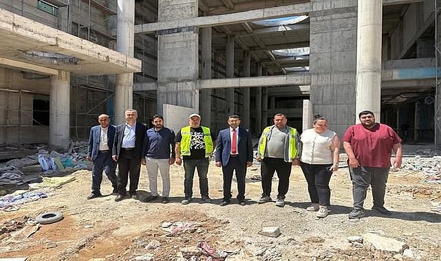 Harran Devlet Hastanesi’nde İnceleme Yeni Hastane Çalışmaları Yerinde Değerlendirildi