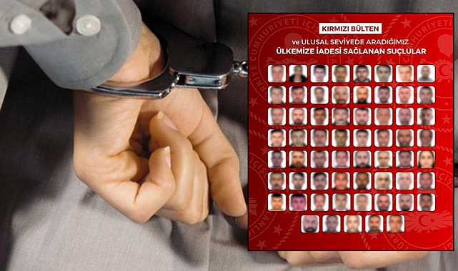 Kırmızı Bültenle Aranan 61 Firari Türkiye’ye Getirildi