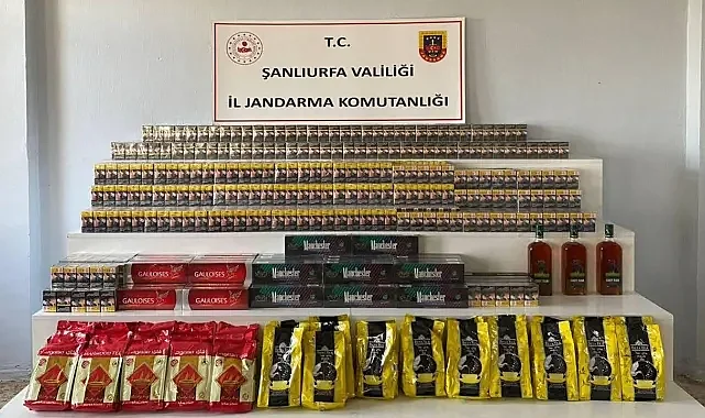 Şanlıurfa’da Dev Operasyon Kaçak Sigara ve Alkol Ele Geçirildi!