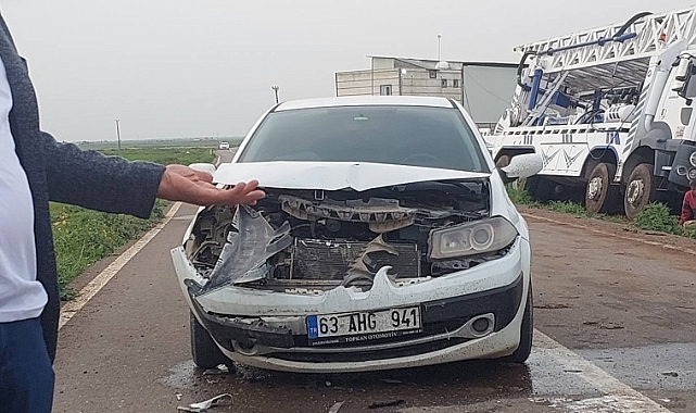 Şanlıurfa'da Trafik Kazası! Maddi Hasar Meydana Geldi