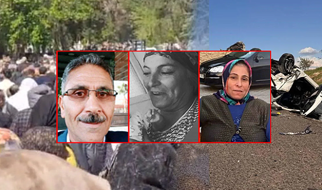 Şanlıurfa’da Trafik Kazasında Hayatını Kaybeden 3 Kişi Gözyaşlarıyla Uğurlandı