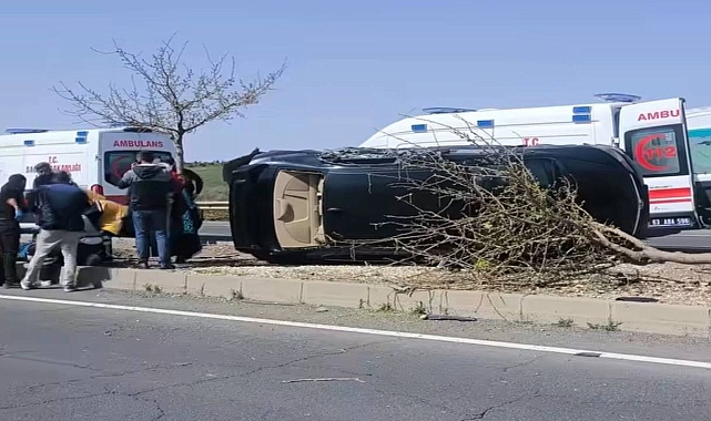 Şanlıurfa-Diyarbakır Yolunda Korkunç Kaza 3 Kişi Yaralandı