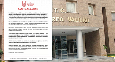 Şanlıurfa Valiliğinden Açıklama! Siverek'teki Olay İçin Müfettiş Görevlendirildi